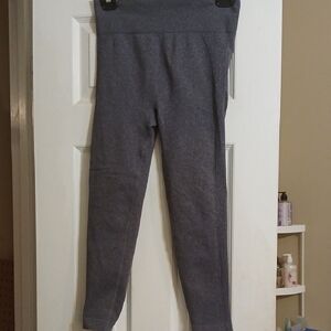 Seamless High-Waist Heather Gray Leggings